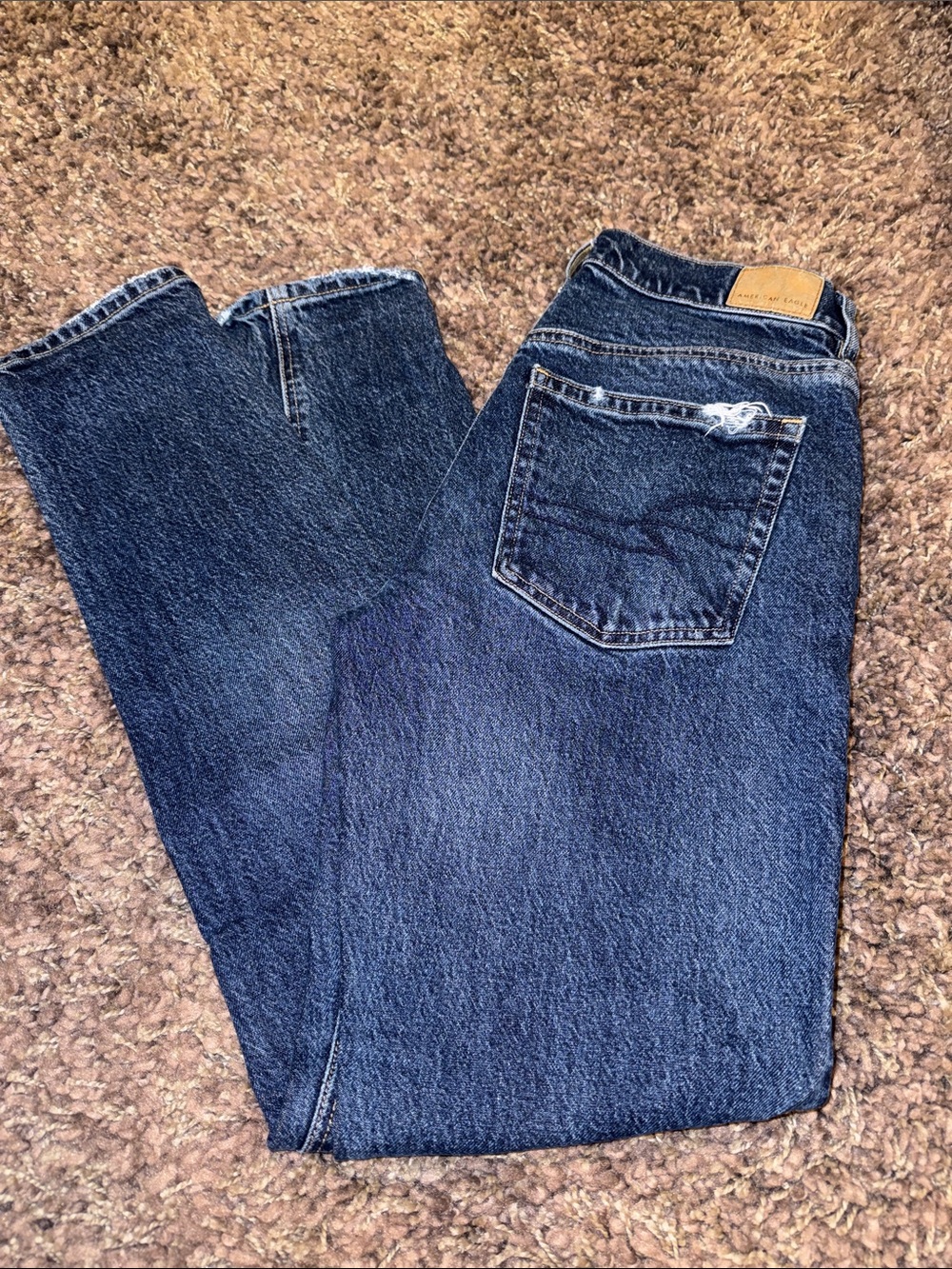 90s Skinny Dark Blue Denim Jeans